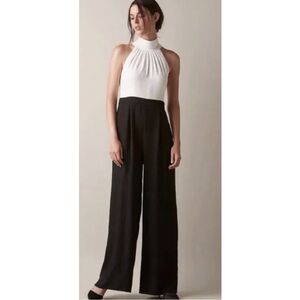 Jason Wu Black and White Wide Leg Jumpsuit